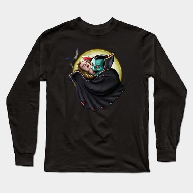 Dracula love Long Sleeve T-Shirt by Penrider